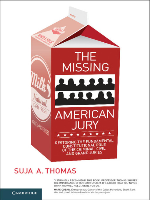 Cover image for The Missing American Jury